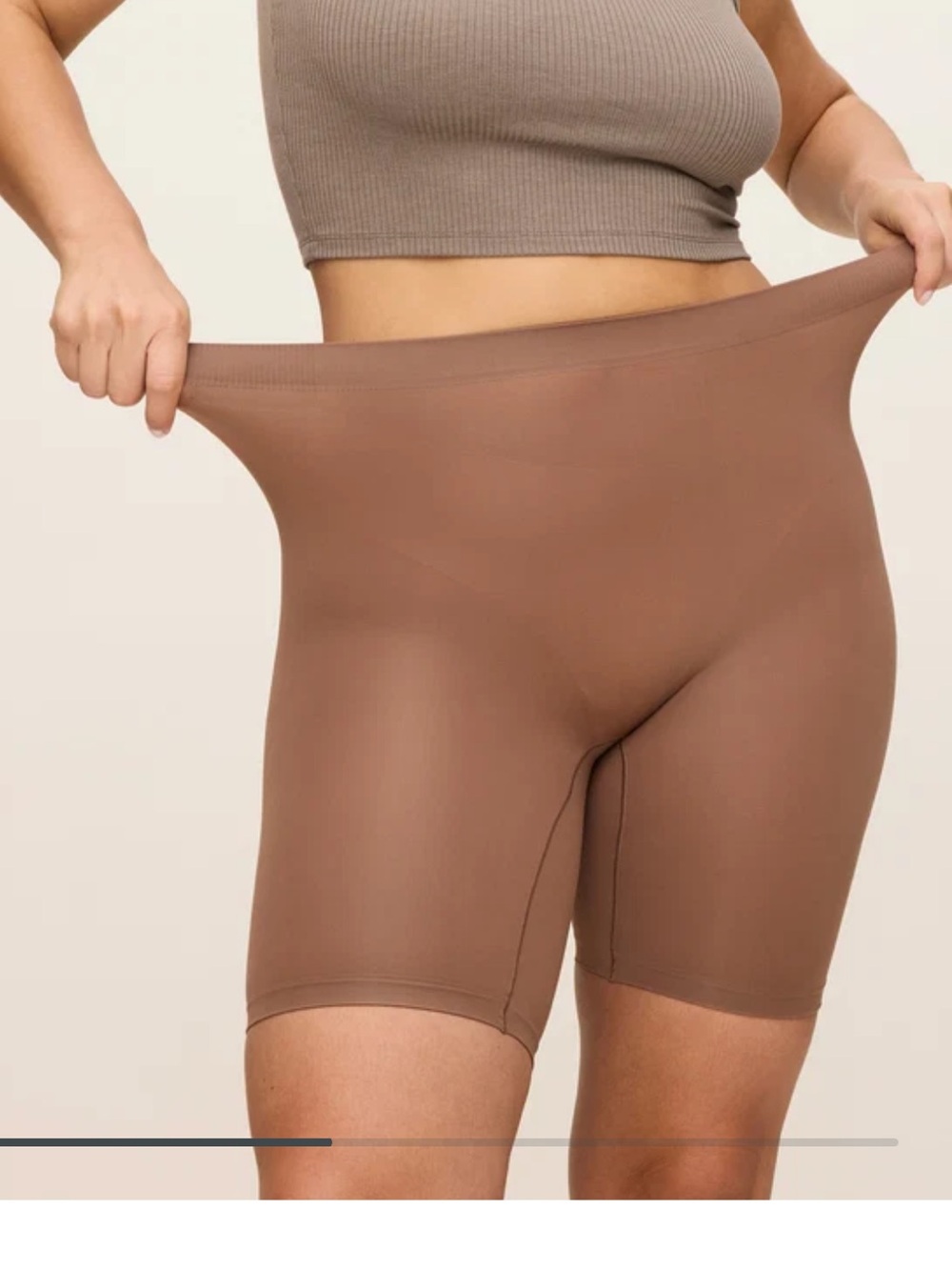 ThighSociety 7’’ Cooling Short - M/L - Mocha